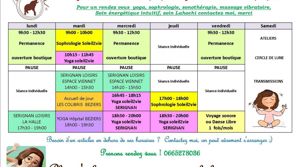 Emploi du temps de 2024 2027